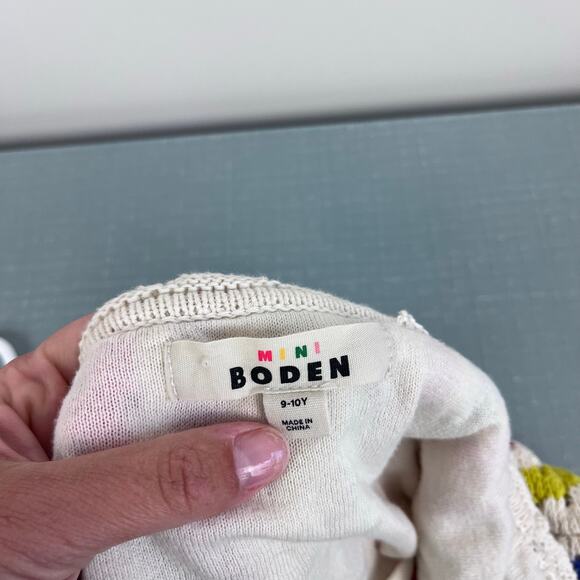 Mini Boden Colorful Knitted Sweater Tank Top 9-10 - Picture 6 of 8